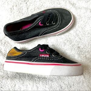 Levi Girls Monterey Denim Buck Casual shoe Size 7 baby